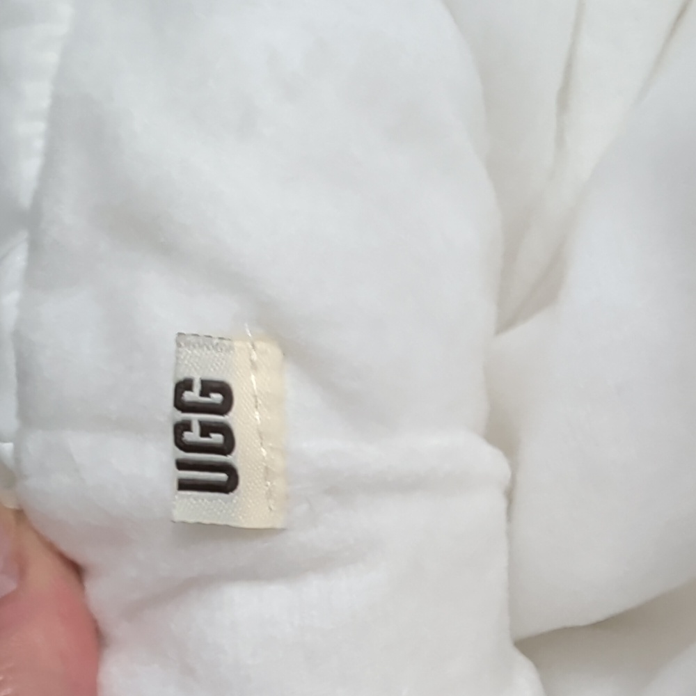 UGG Dip Puffer Waterproof Boot Covers White, New Without Tags - Picture 4 of 7